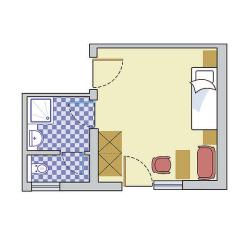 Classic single room (category G) Classic single room (category G)