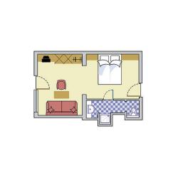 Double room Superiore North (category D/1) Double room Superiore North (category D/1)